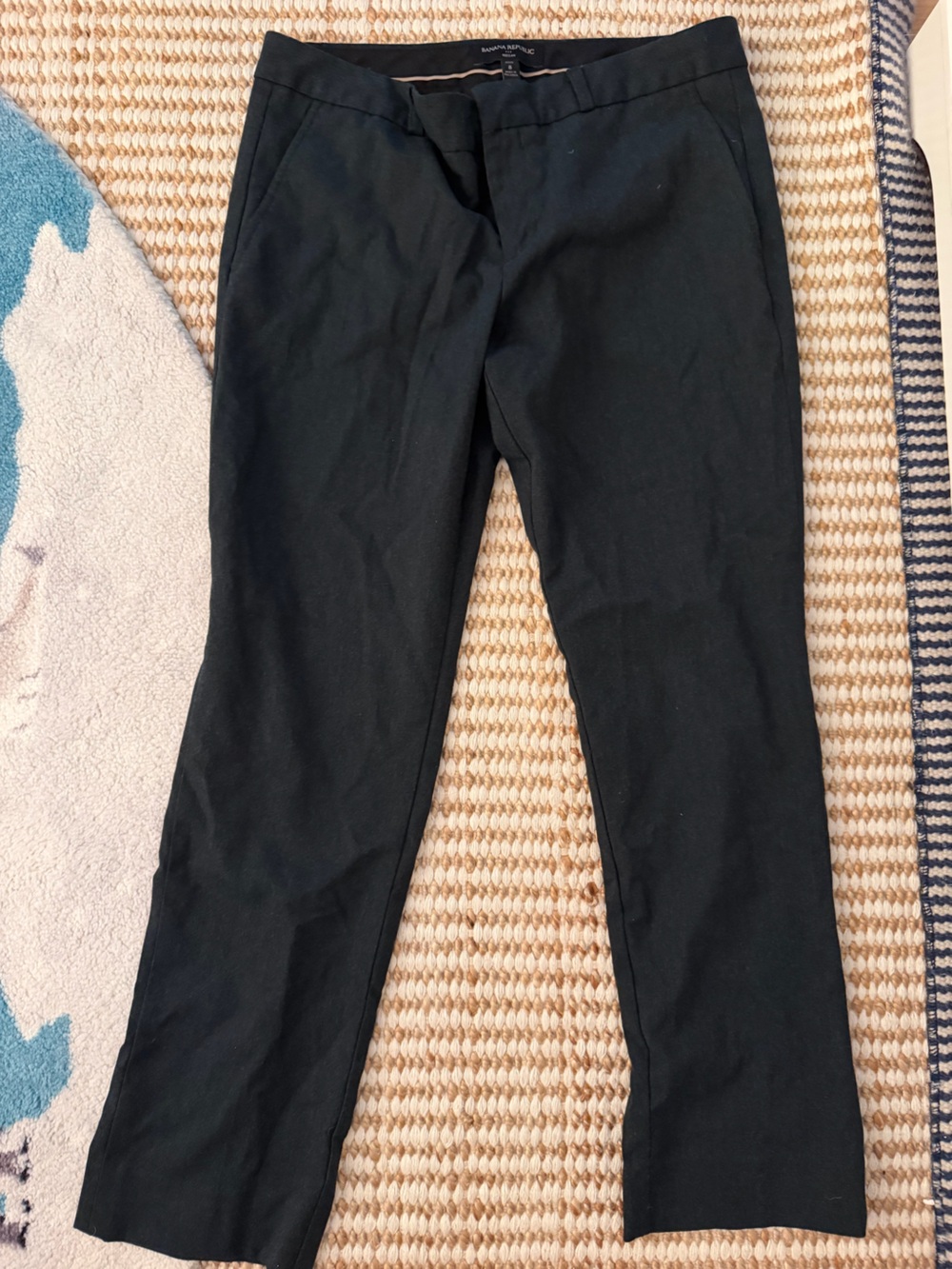 Banana Republic Women’s Petite Dark Gray Reegan Dress Pants 8P